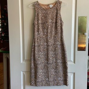 J Crew Leopard Print Sleeveless Dress
